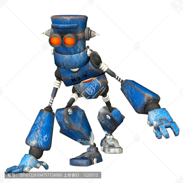 藍色機器人