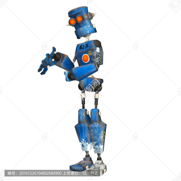 藍色機器人
