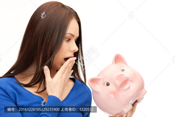 可愛的小豬存錢罐