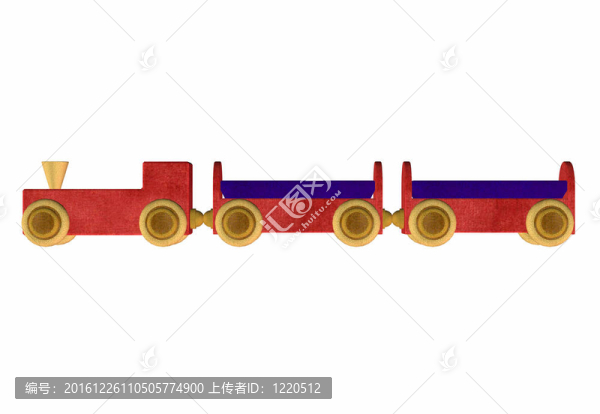 紅色的玩具火車