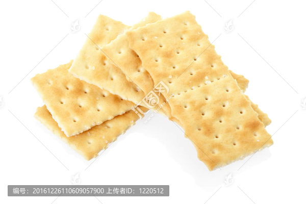 餅干在白色