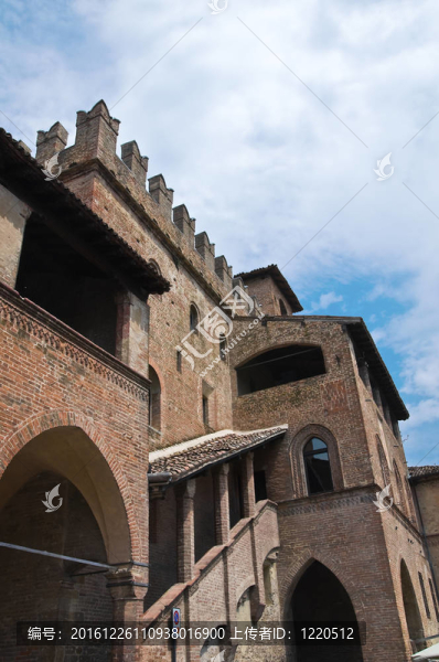 Podest？的宮殿。公司arquato。Emilia,Romagna。意大利.