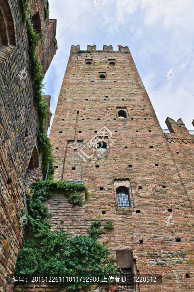 維迪城堡。公司arquato。Emilia,Romagna。意大利.