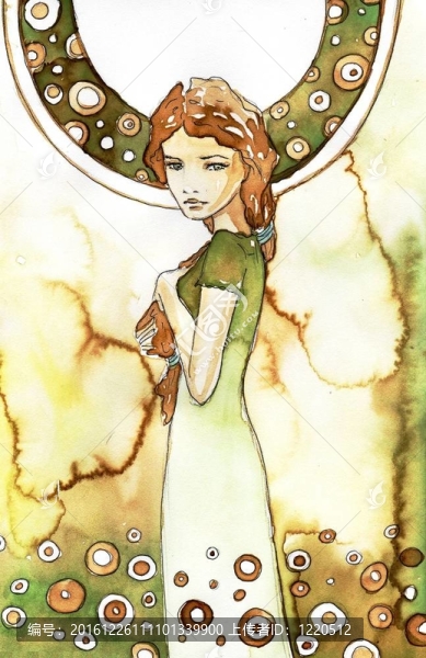 新藝術(shù)風(fēng)格的肖像-匯圖網(wǎng) www.fosd68.com 新藝術(shù)風(fēng)格的肖像