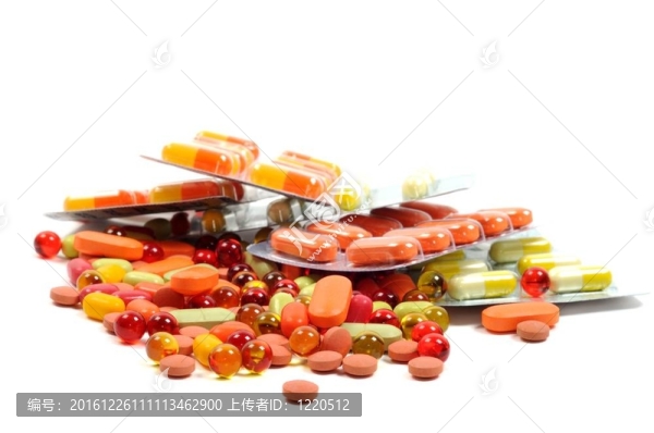 五顏六色的藥片