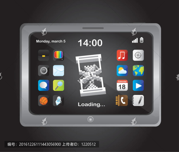 平板電腦的圖標