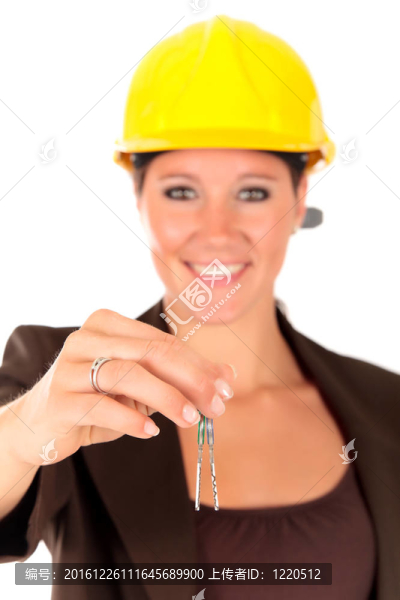 女建筑承包商