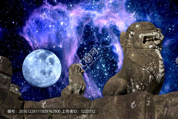 天上的獅子；Preah,Ko；柬埔寨