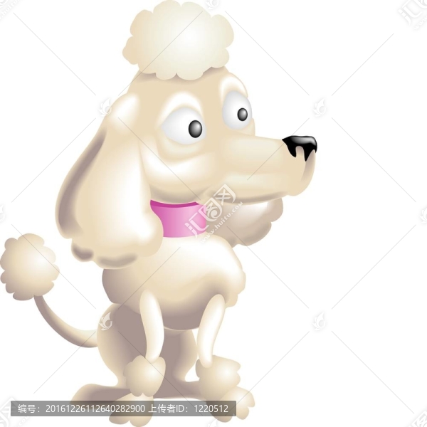 獅子狗的插圖