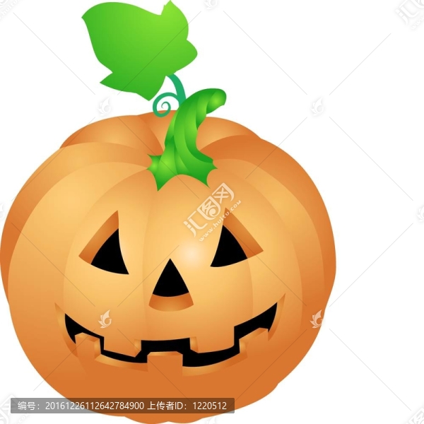 萬圣節(jié)南瓜插畫