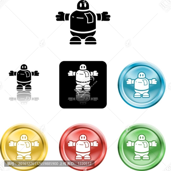 機(jī)器人的圖標(biāo)符號(hào)