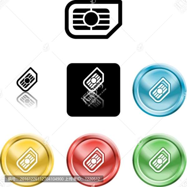 SIM卡圖標(biāo)符號