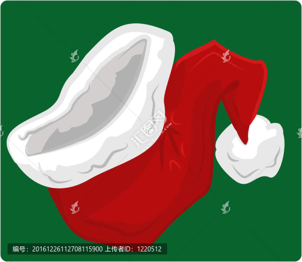 圣誕帽的插圖