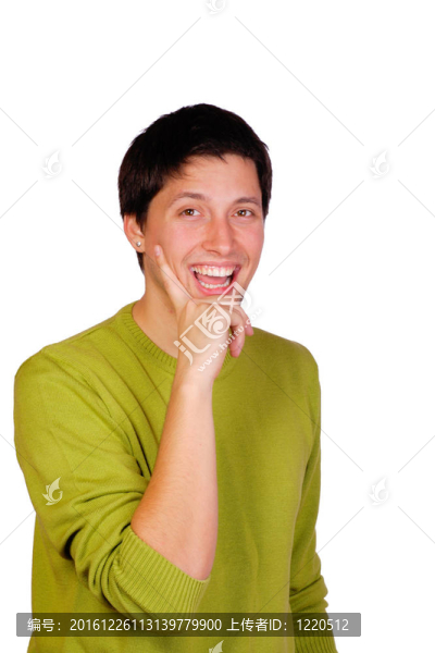快樂青年休閑人像