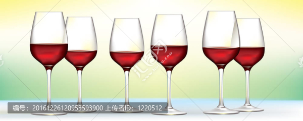 六紅葡萄酒眼鏡