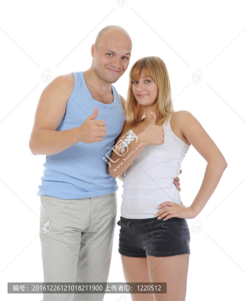 男女拇指