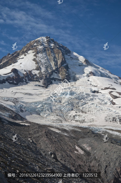 Eliot,Glacier山上