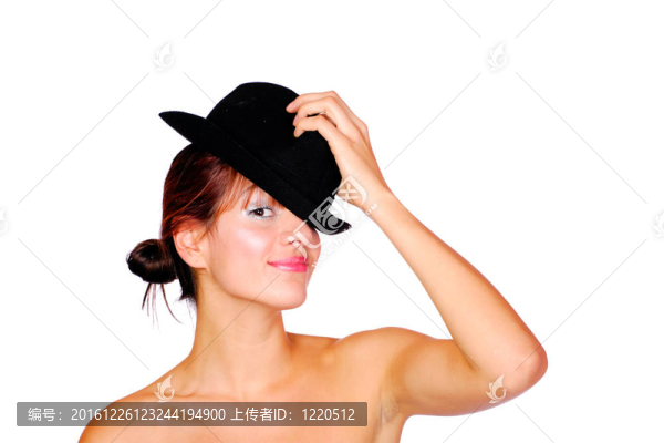 一個可愛的年輕女人特寫肖像