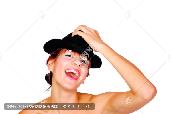 一個可愛的年輕女人特寫肖像