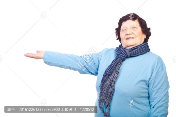 手伸老人
