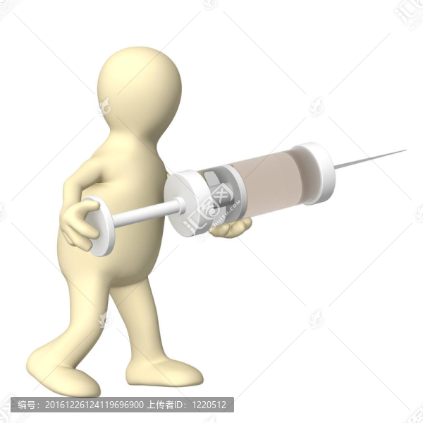 帶注射器的醫(yī)生