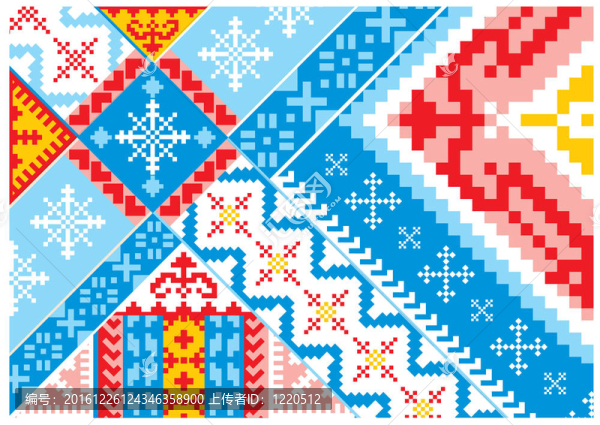 圣誕節(jié)的刺繡圖案