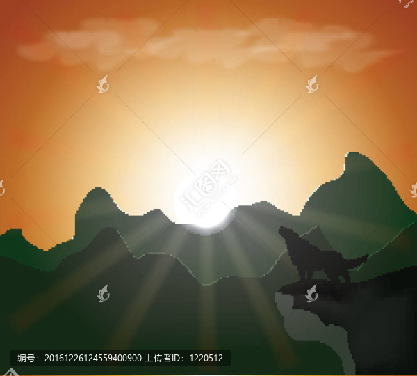升起的太陽
