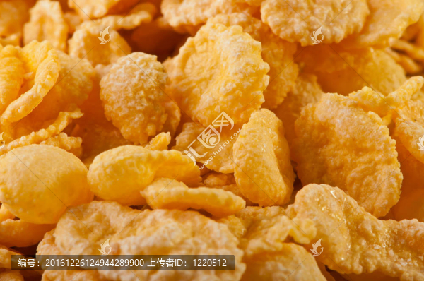 橙黃可人的玉米片