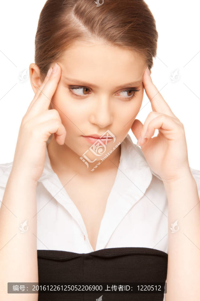 年輕漂亮的女商人
