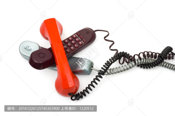 一堆電話