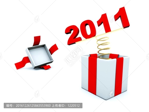 白色的新年禮物