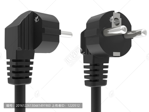 黑電插頭