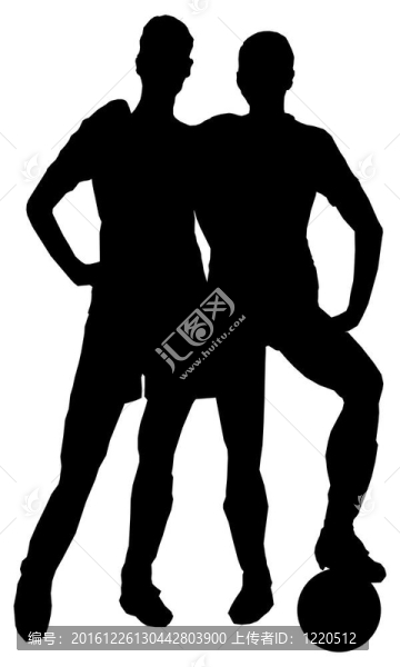 兩個(gè)足球運(yùn)動(dòng)員