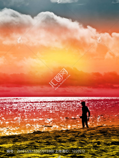 海灘日落