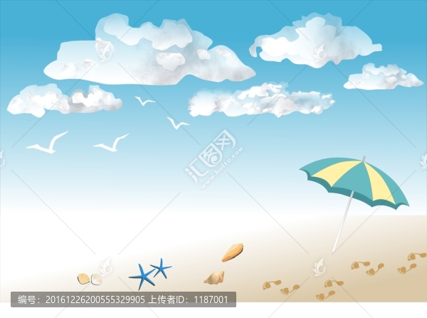 夏日海灘