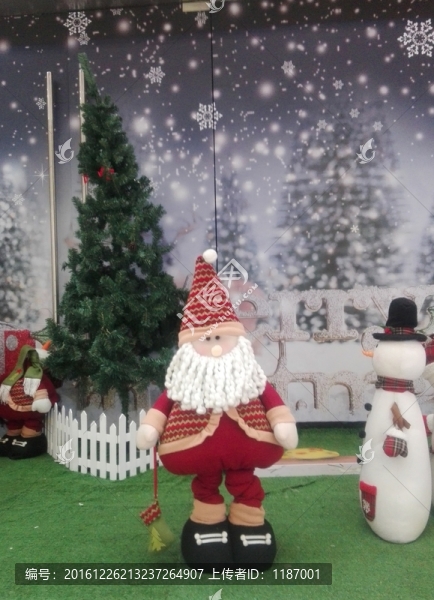 圣誕老人和雪人