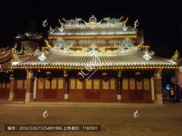 古建筑夜景燈光