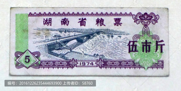 1974年湖南省糧票