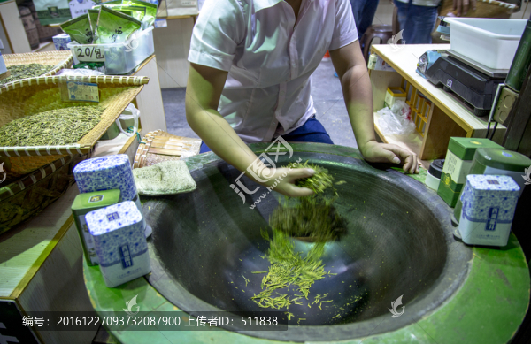 手工炒茶