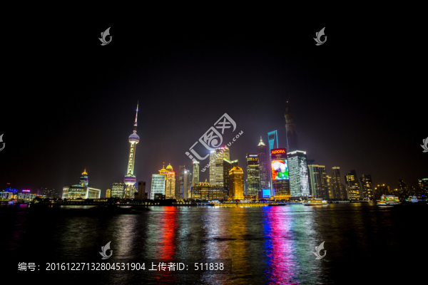 上海陸家嘴夜景