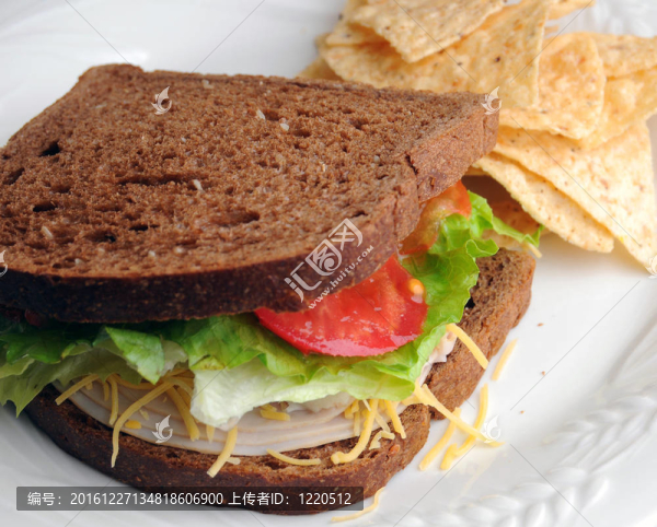 火雞三明治午餐
