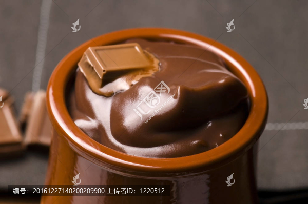 自制巧克力布丁