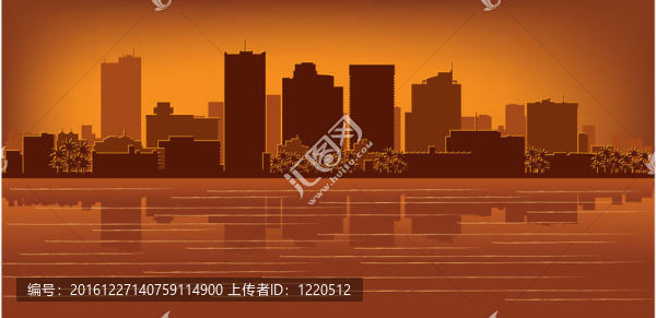 鳳凰；亞利桑那州天際線