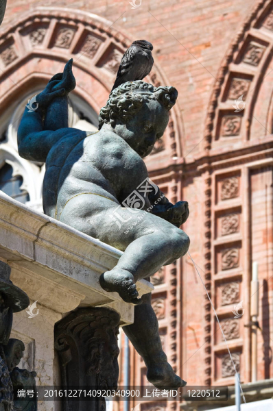 海王星噴泉。博洛尼亞。Emilia,Romagna。意大利.