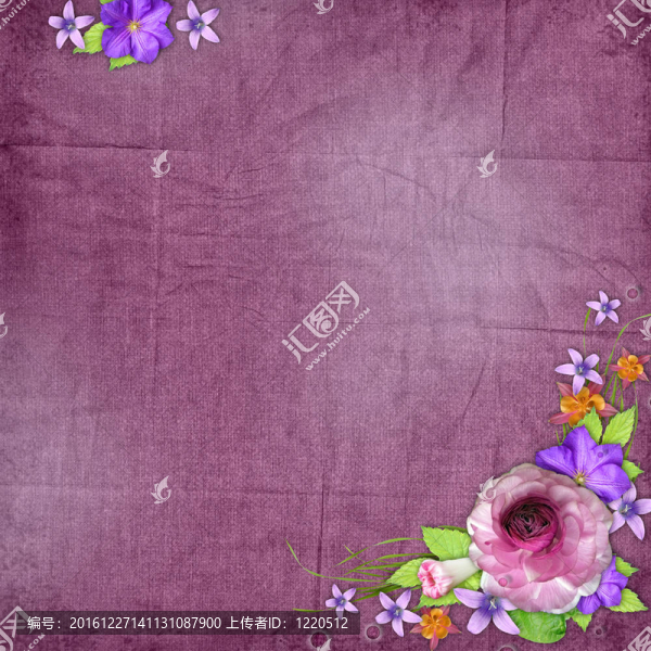 背景的花