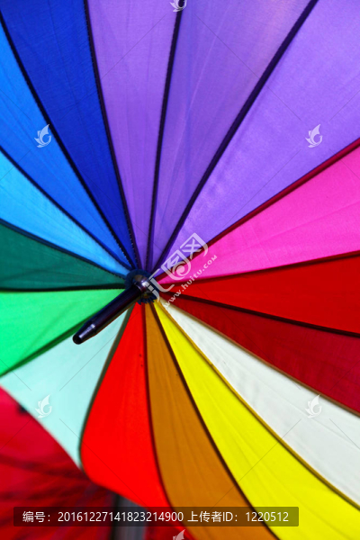彩色的雨傘