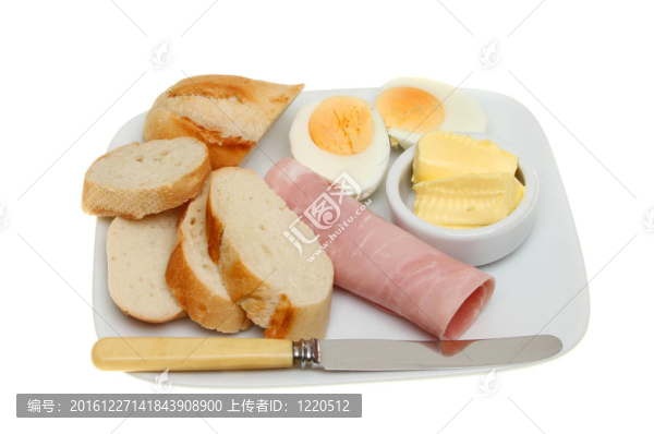 面包雞蛋火腿