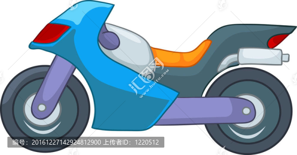 卡通摩托車(chē)