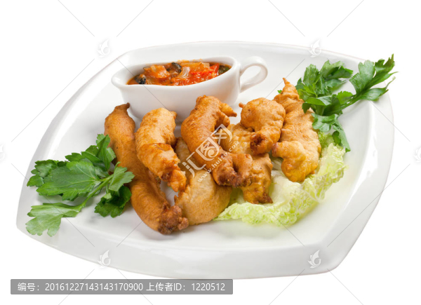 日本料理天婦羅雞