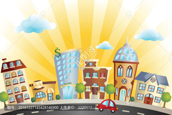卡通的城市